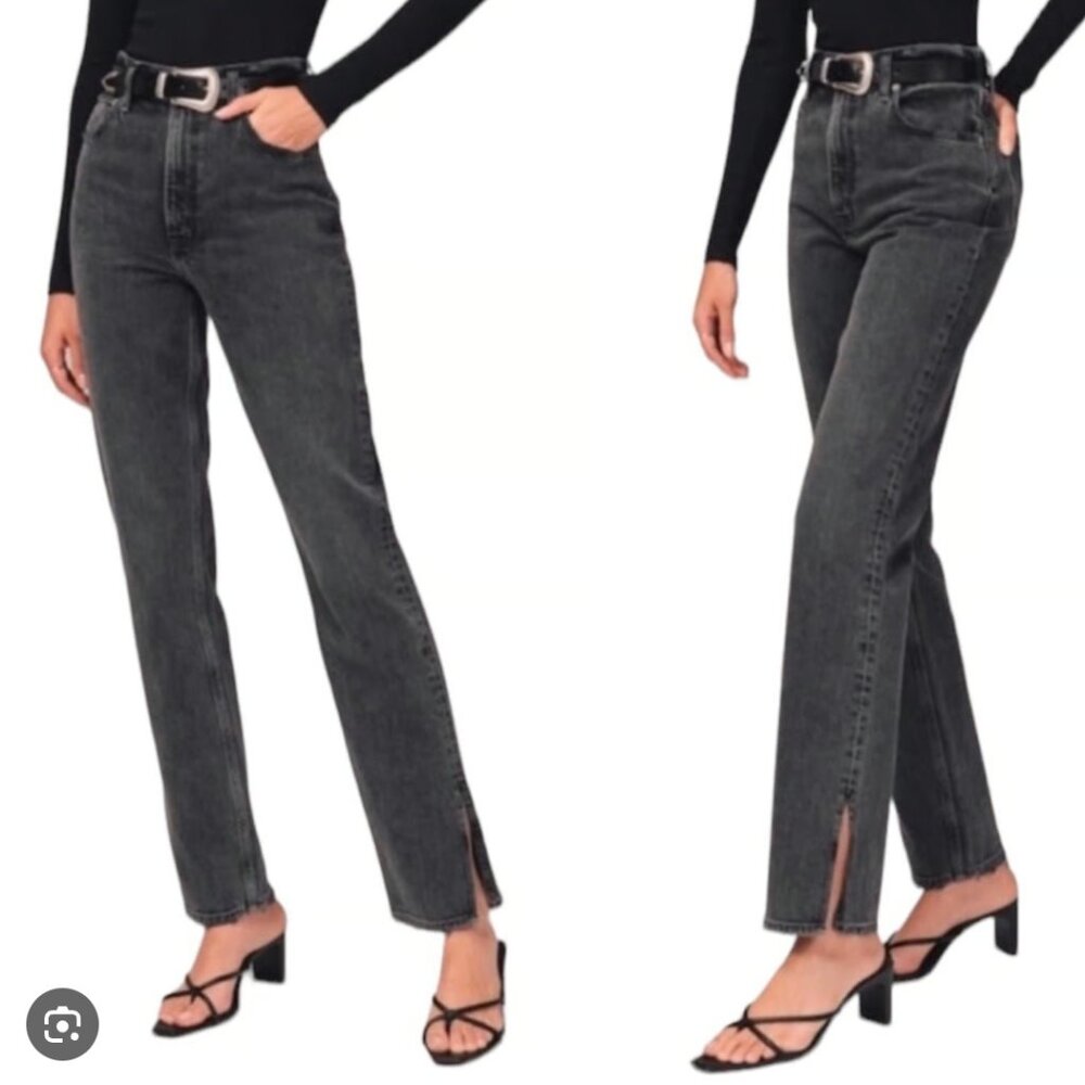 Abercrombie & Fitch Women's 90's Curve Love Ultra High Rise Jeans Size 28 (6R)
